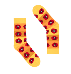 Poppy Flowers Socks 36-41