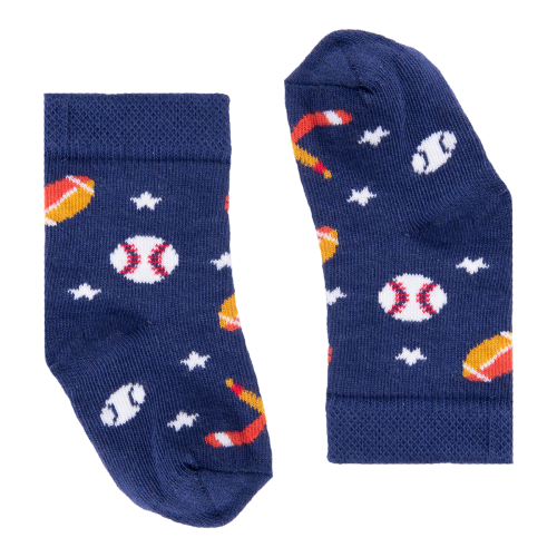 Niemowlęce skarpety z kolekcji USA z motywem sportowym w rozmiarze 20-25