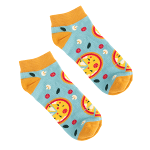 Pizza Low Socks 26-30
