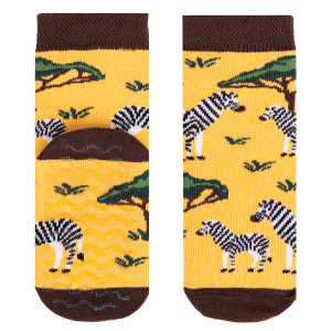 Antypoślizgowe Skarpetki Kenia Zebra 14-19