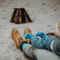 Niemowlęce skarpety w rozmiarze 14-19 z kolekcji fińskiej w mikołaje